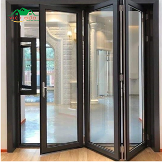 CỬA ĐI NHÔM XINGFA 4 CÁNH XẾP TRƯỢT